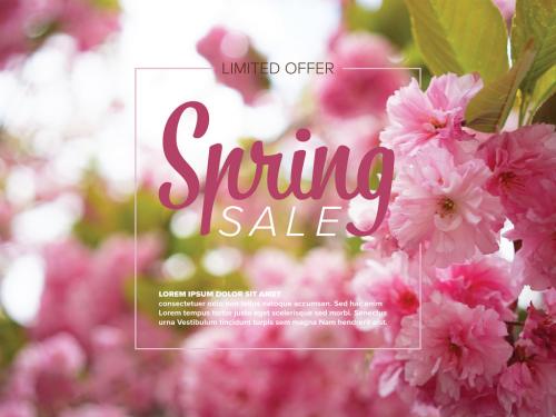 Spring Sale Flyer Layout - 324371711