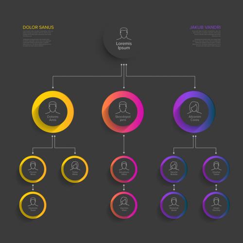 Company Hierarchy Infographic Layout - 324371806