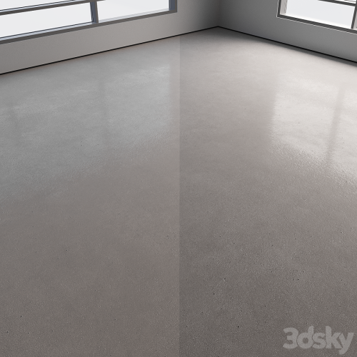 Self-leveling concrete floor No. 27