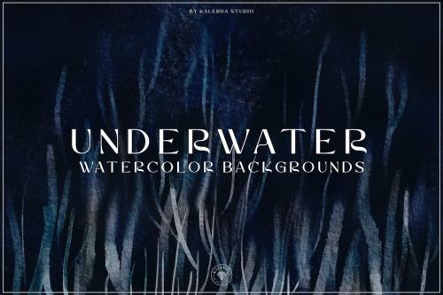 Underwater Watercolor Backgrounds