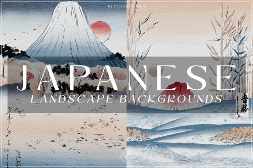 Traditional Japanese Landscapes Backgrounds