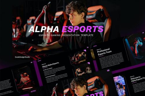 Gamerland E-Sport Gaming Powerpoint Template