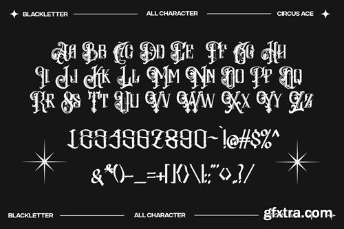 Circus Ace - Modern Elegant Blackletter 7LB9YXH