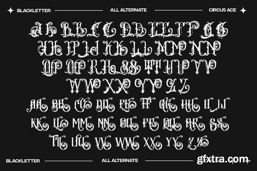 Circus Ace - Modern Elegant Blackletter 7LB9YXH