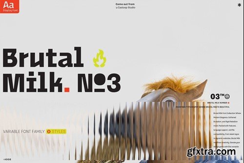 Brutal Milk No 3 - Display X7NKYDB