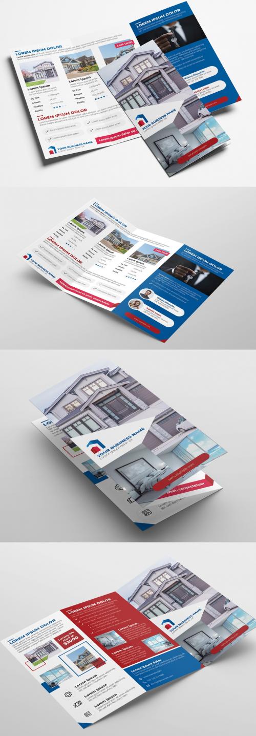 Real Estate Trifold Brochure Layout - 326196182