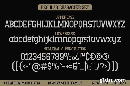 Vandeck - Display Serif Family Font G898TE5