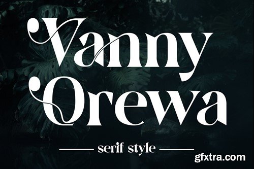 Vany Orewa - A Modern Serif Font 8A8PMAB