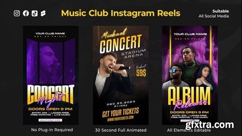 Videohive Music Club Instagram Reels 49562058