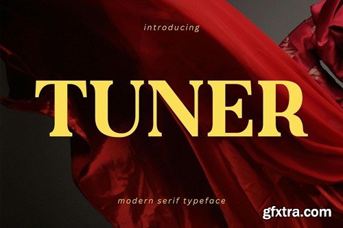 TUNER - MODERN SERIF TYPEFACE Q44DULG