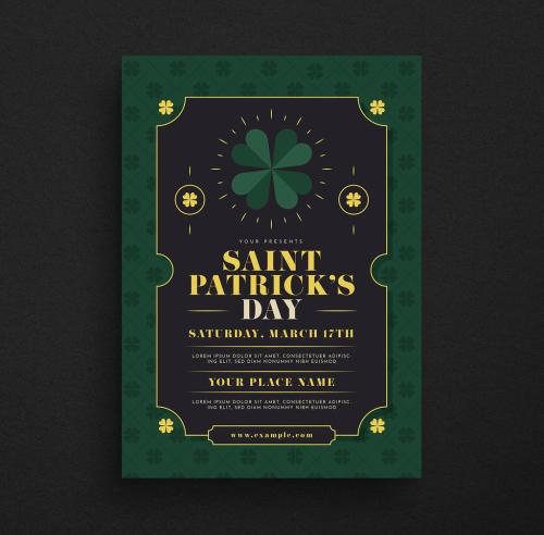 Saint Patrick's Day Event Flyer Layout - 327596623