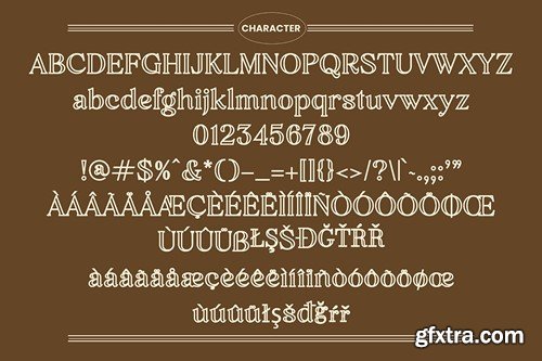 Batavia - Serif Line Font VWS695S