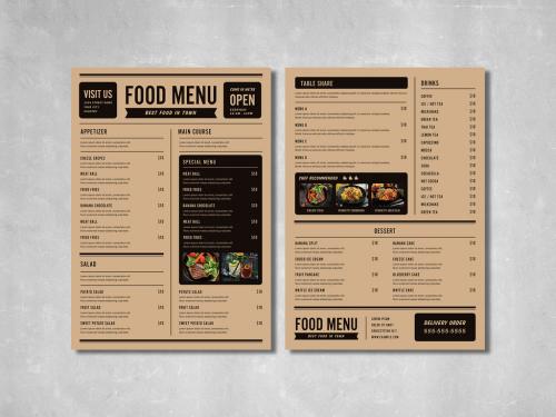 Food Menu Layout - 327897673