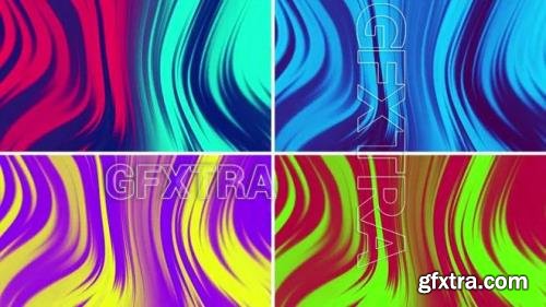 Vivid Swirling Gradient Stripes Pack 1508087