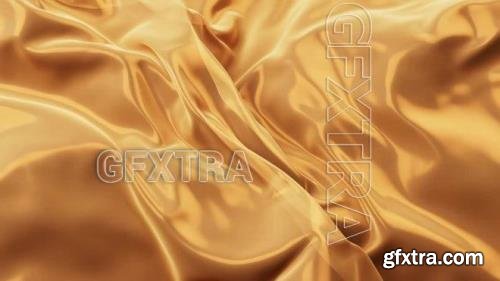 Smooth Golden Wave Cloth Background 1448388