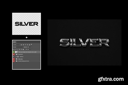 Realistic Chrome Text Effect 5DRVSRP