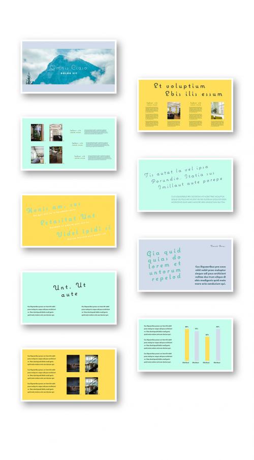 Yellow and Mint Green Ptich Deck Layout - 327944181