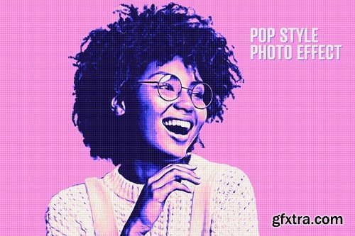 Pop Style Photo Effect 9P4S4S2