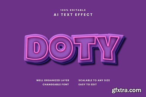 Doty Text Effect YLBMP7B