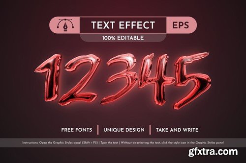 Vampire - Editable Text Effect, Font Style D9LTRYL