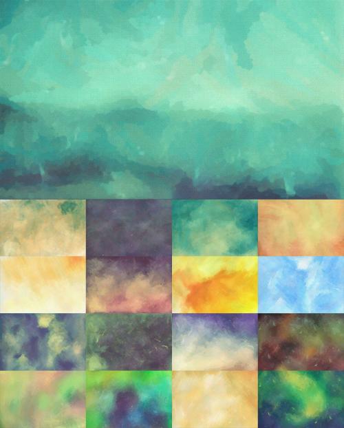 50 Abstract Watercolor Textures