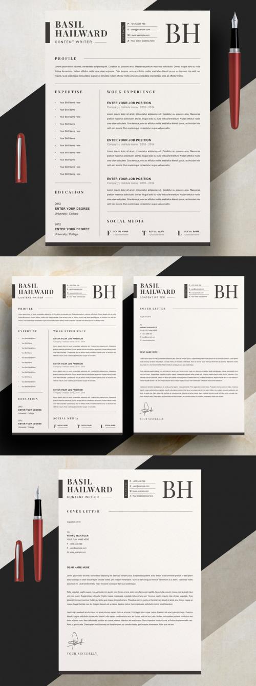 Clean Resume and Cover Letter Layout - 328117852