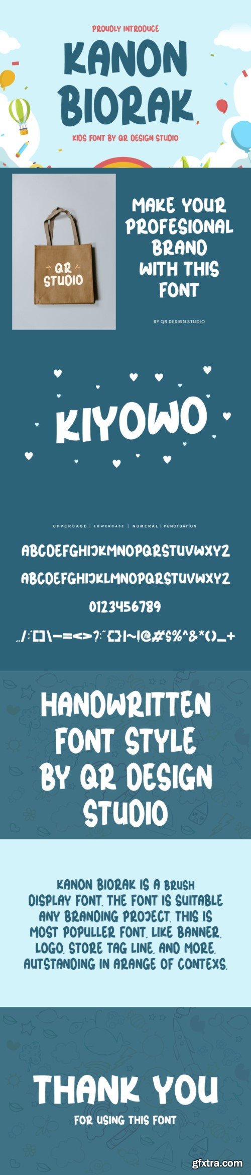 Kanon Biorak Font