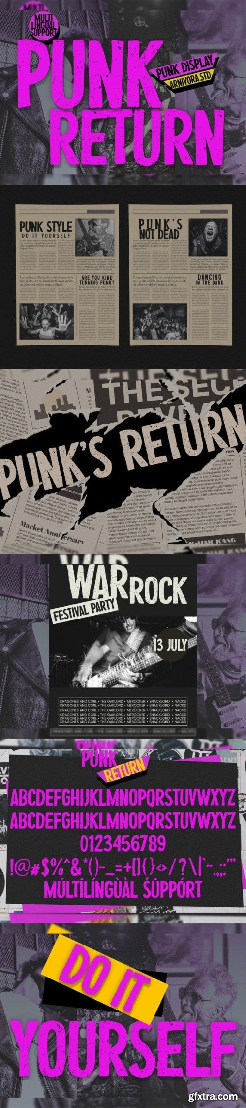 Punk Return Font