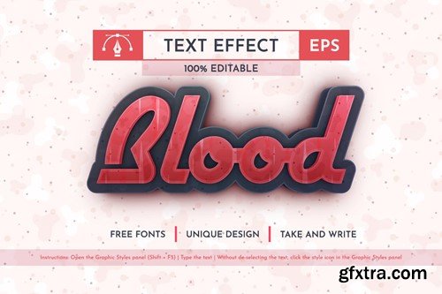 Vampire - Editable Text Effect, Font Style 6A9JLQU