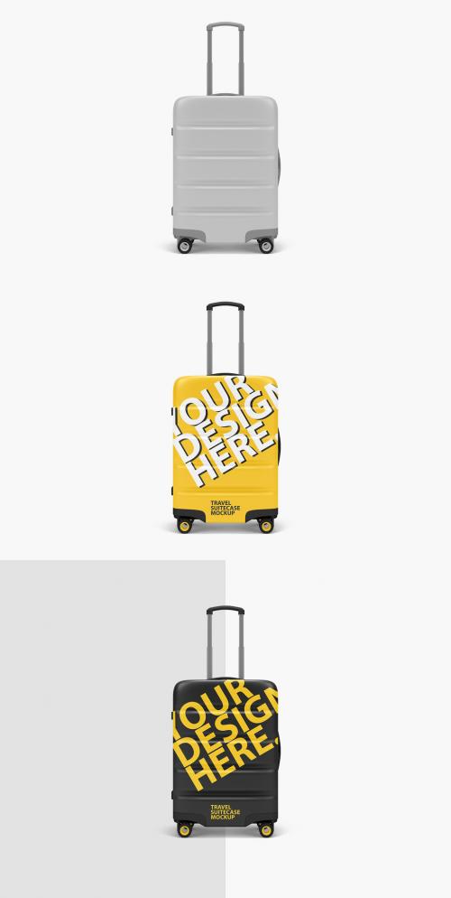 Hard-Shell Suitcase Mockup - 328128616