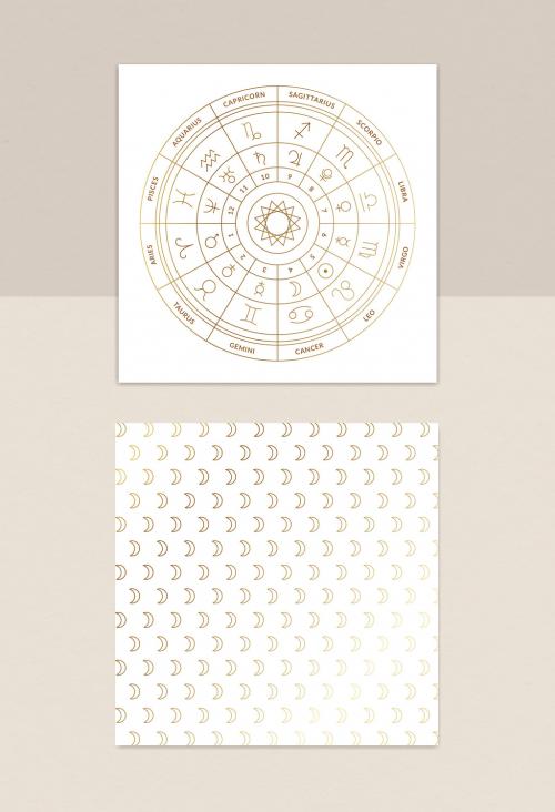 Zodiac Chart Card Layout - 328152031