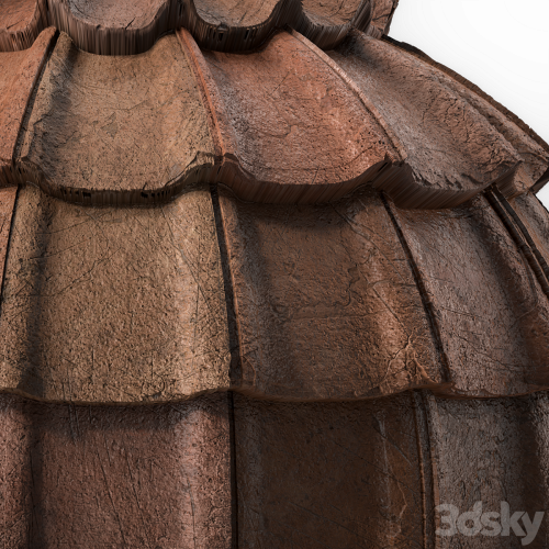 Roof Tile Materials 49- Concrete Roofing by Sbsar generator | Seamless, Pbr, 4k