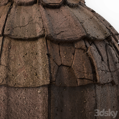 Roof Tile Materials 49- Concrete Roofing by Sbsar generator | Seamless, Pbr, 4k