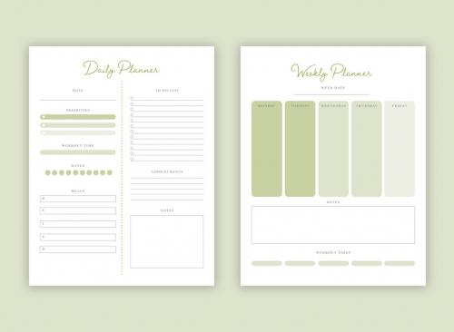 Green Planner Layout - 328566619