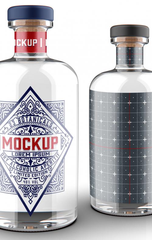 Gin Bottle Mockup - 328596851