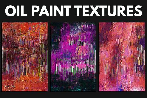 Abstract Oil Paint Textures