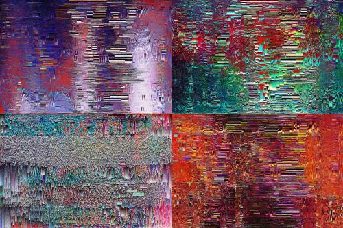 Abstract Oil Paint Textures