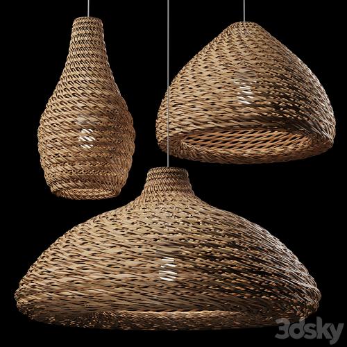 Rattan Pendant Light 08