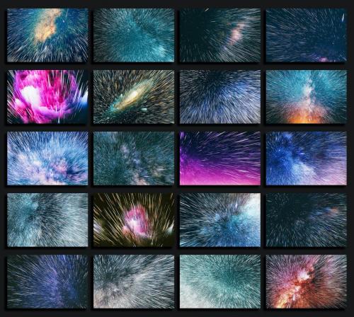 Abstract Space Backgrounds Vol. 01