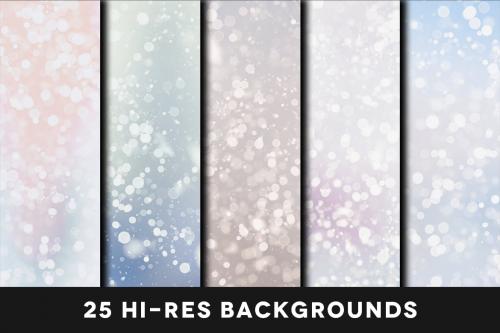 Abstract Winter Backgrounds Vol. 01