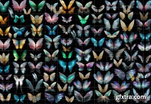 101 AI Fairy Wings (PNG\'s) by Robin Brazill