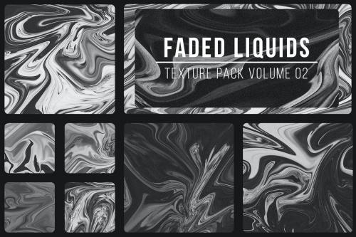 Abstract Faded Liquid Textures V.2