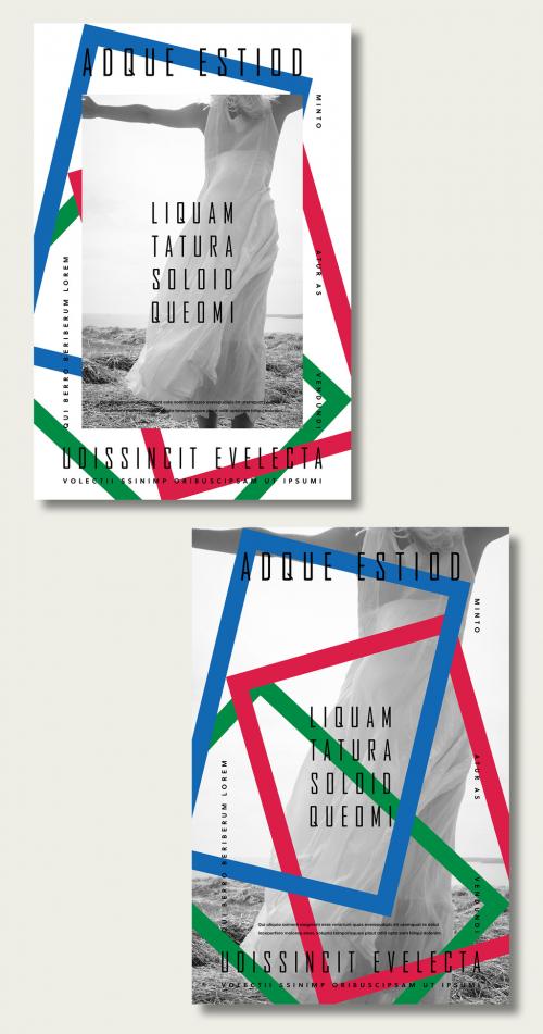 Geometric Poster Layouts - 329592915