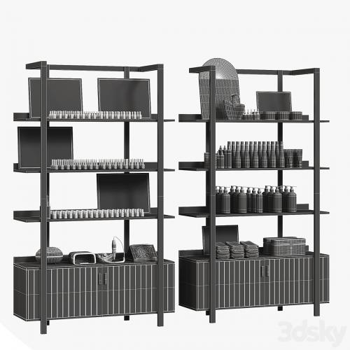 Display rack for cosmetic products