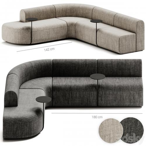 ARTIKO Sectional modular fabric sofa AT 16 by MDD