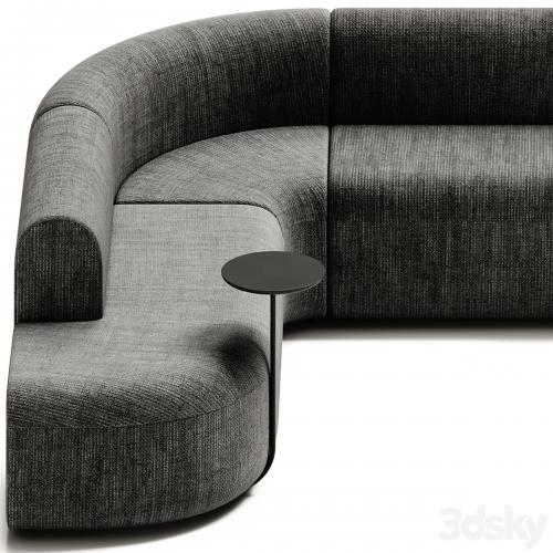 ARTIKO Sectional modular fabric sofa AT 16 by MDD