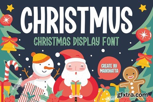 Christmus - Christmas Display Font CZGZHF5