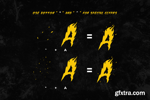 Fire Font | Flames font WHQTYQQ