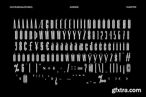 Agrokiz - Modern luxury Font BWJMAF9