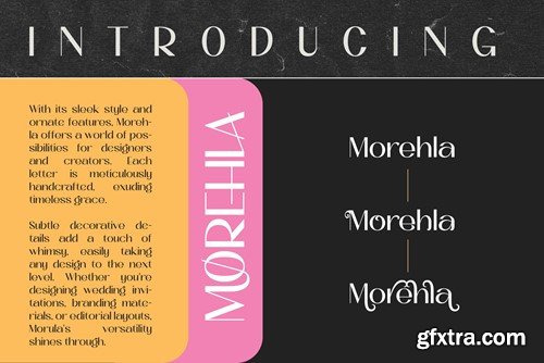 Morehla Simple Modern Sans Serif GGS2JL6